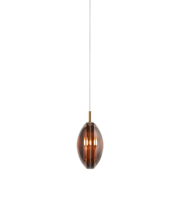 Lens-single-pendant-amber-side